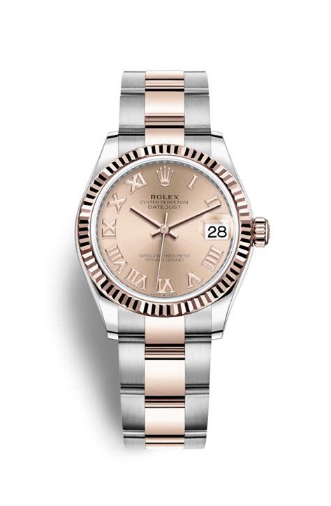 Rolex Datejust 31 watch: Oystersteel and Everose gold